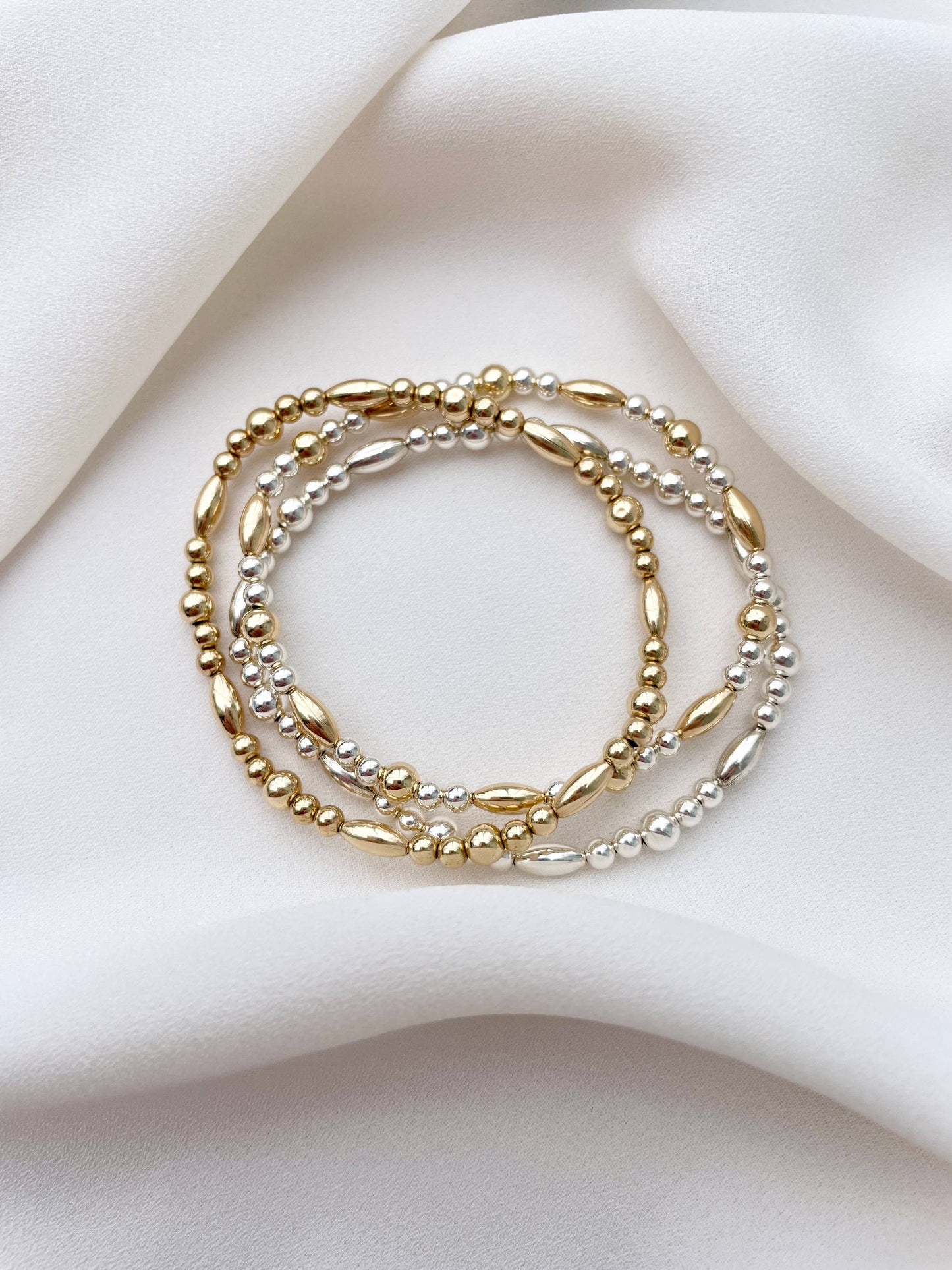 Back Bay Bracelet: Mixed Metal